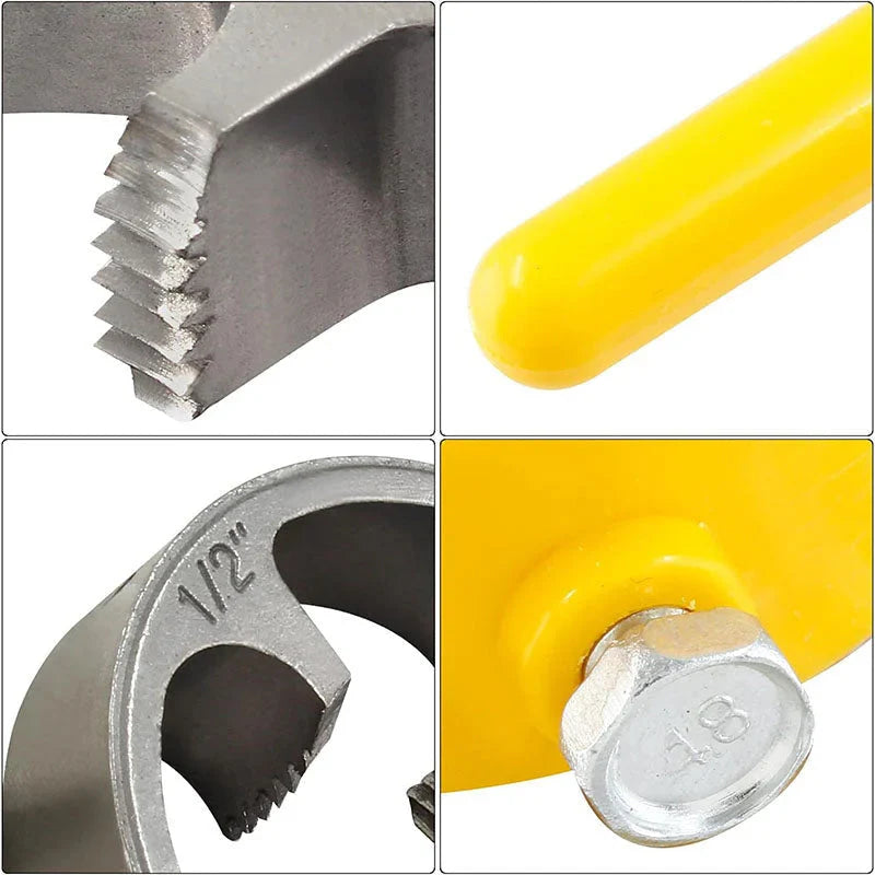 Hand Tools® Juego de 6 troqueles de PVC para hacer roscas