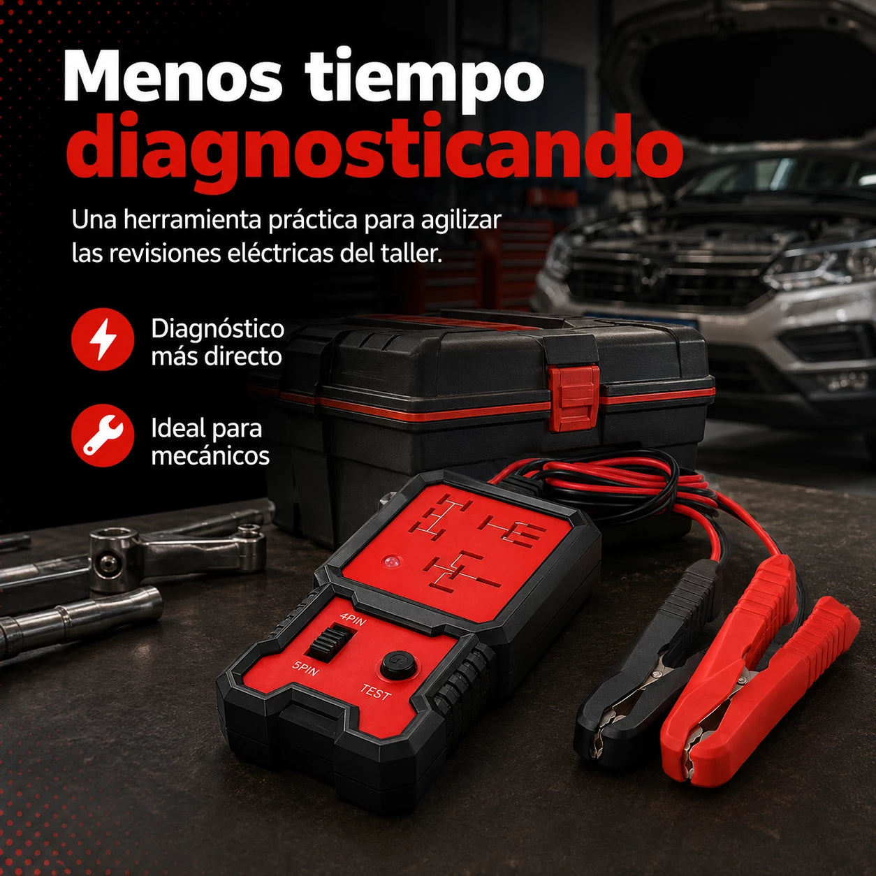 TestCarPro™ Comprobador de circuitos automotrices