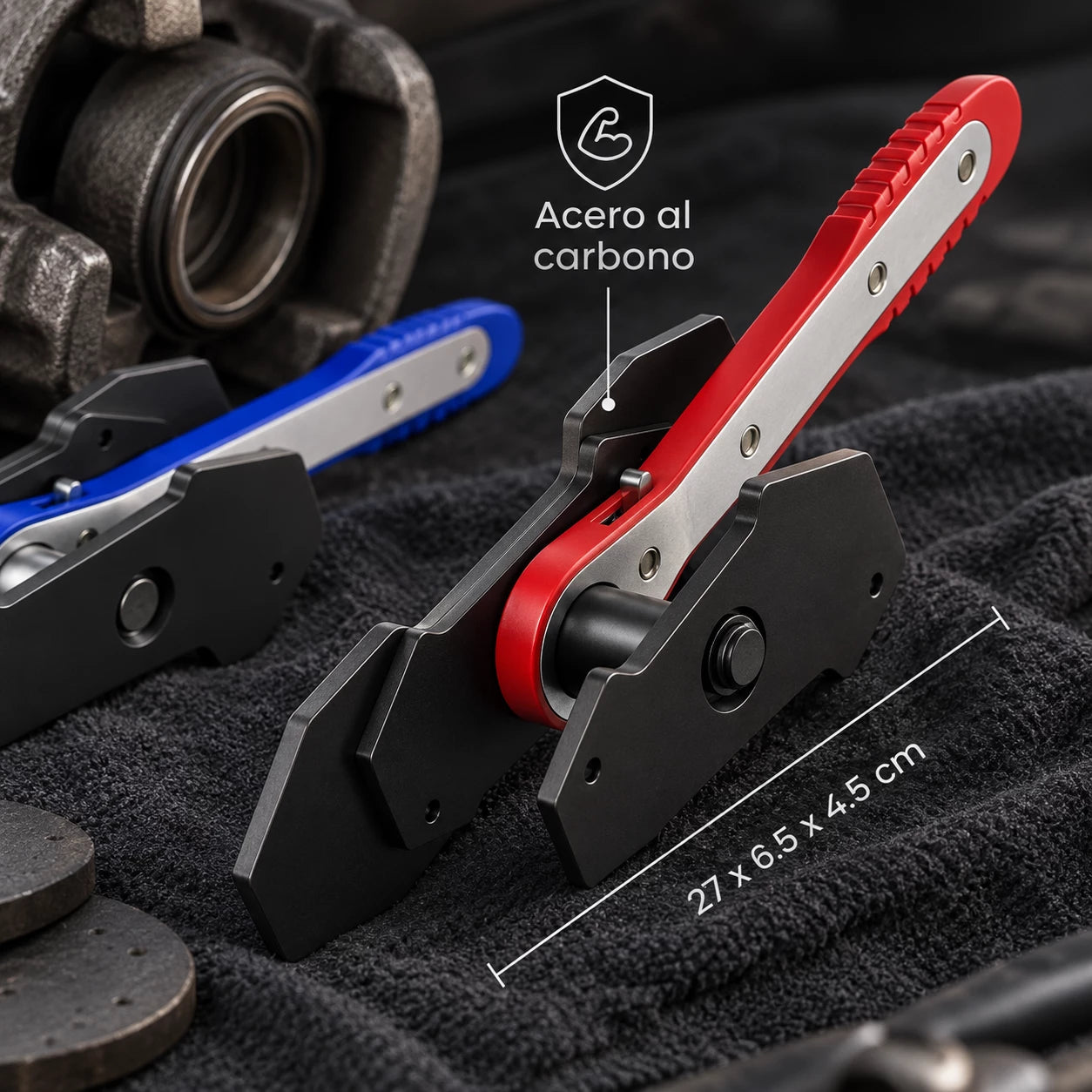 🚗BrakePress Pro™ Prensa para Pistones de Freno 360°🛑