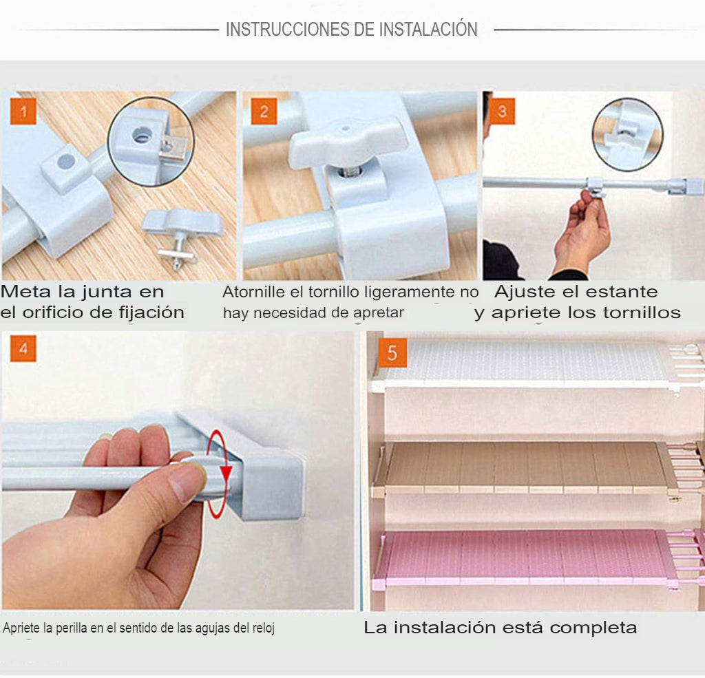 Estante extensible