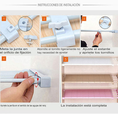 Estante extensible