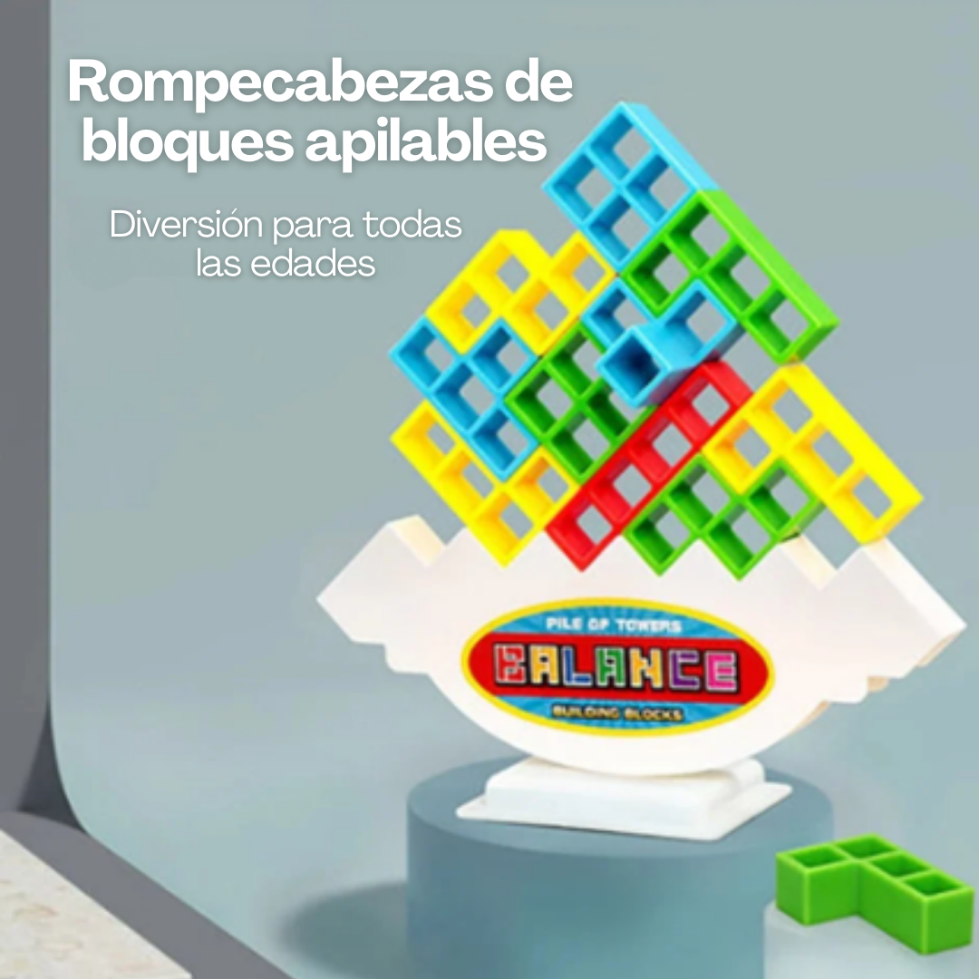 TetraTower® Juego de Equilibrio 🏗️