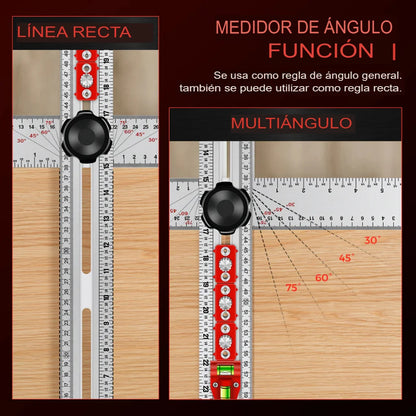 Pro-Align 4 en 1 Regla Posicionadora de Perforación