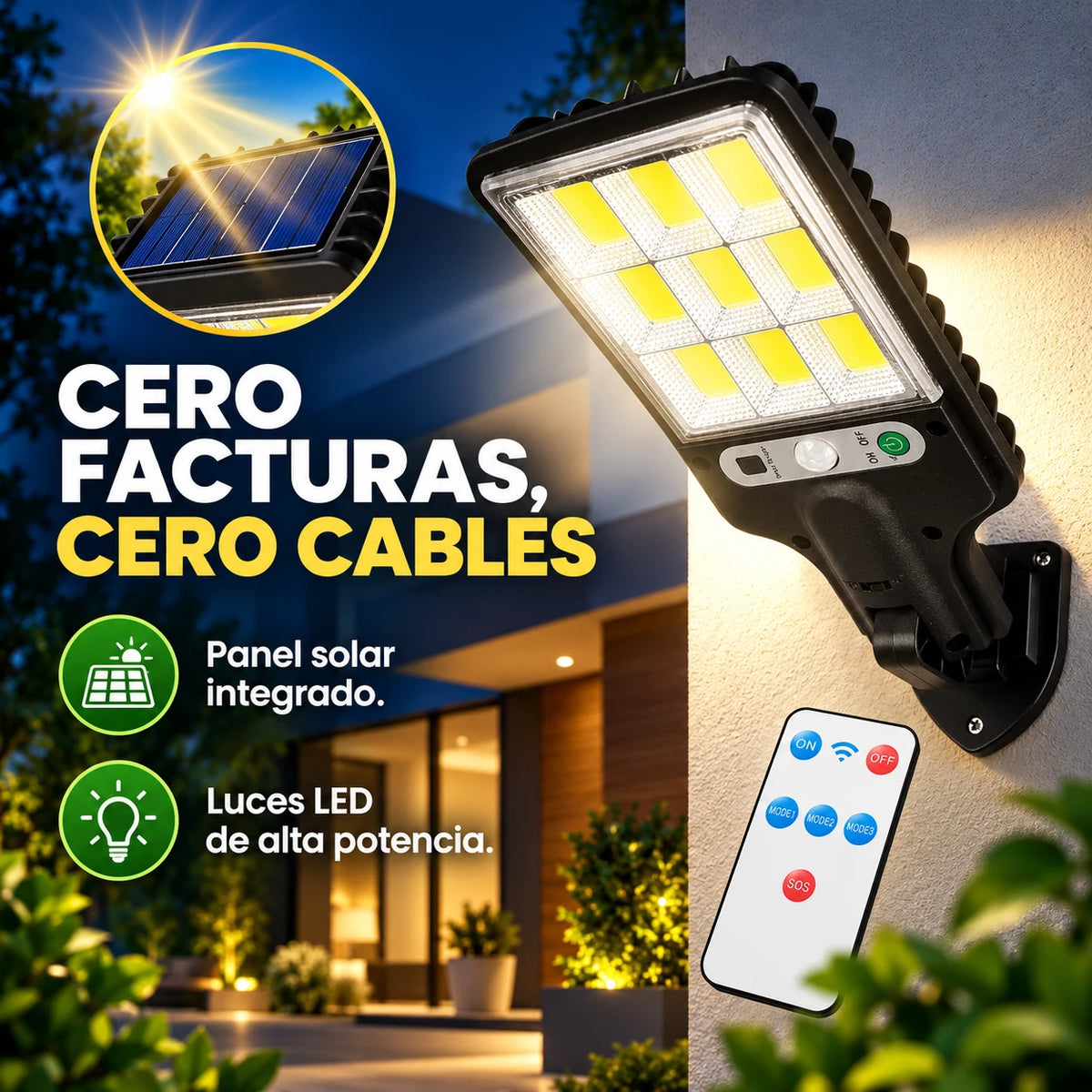 💡SolarBeam Pro™ Luz Ultra Brillante Solar ☀️