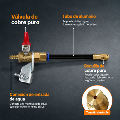 DustMist Pro™ Accesorio pulverizador de agua para amoladora
