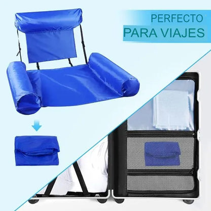 Silla acuática inflable