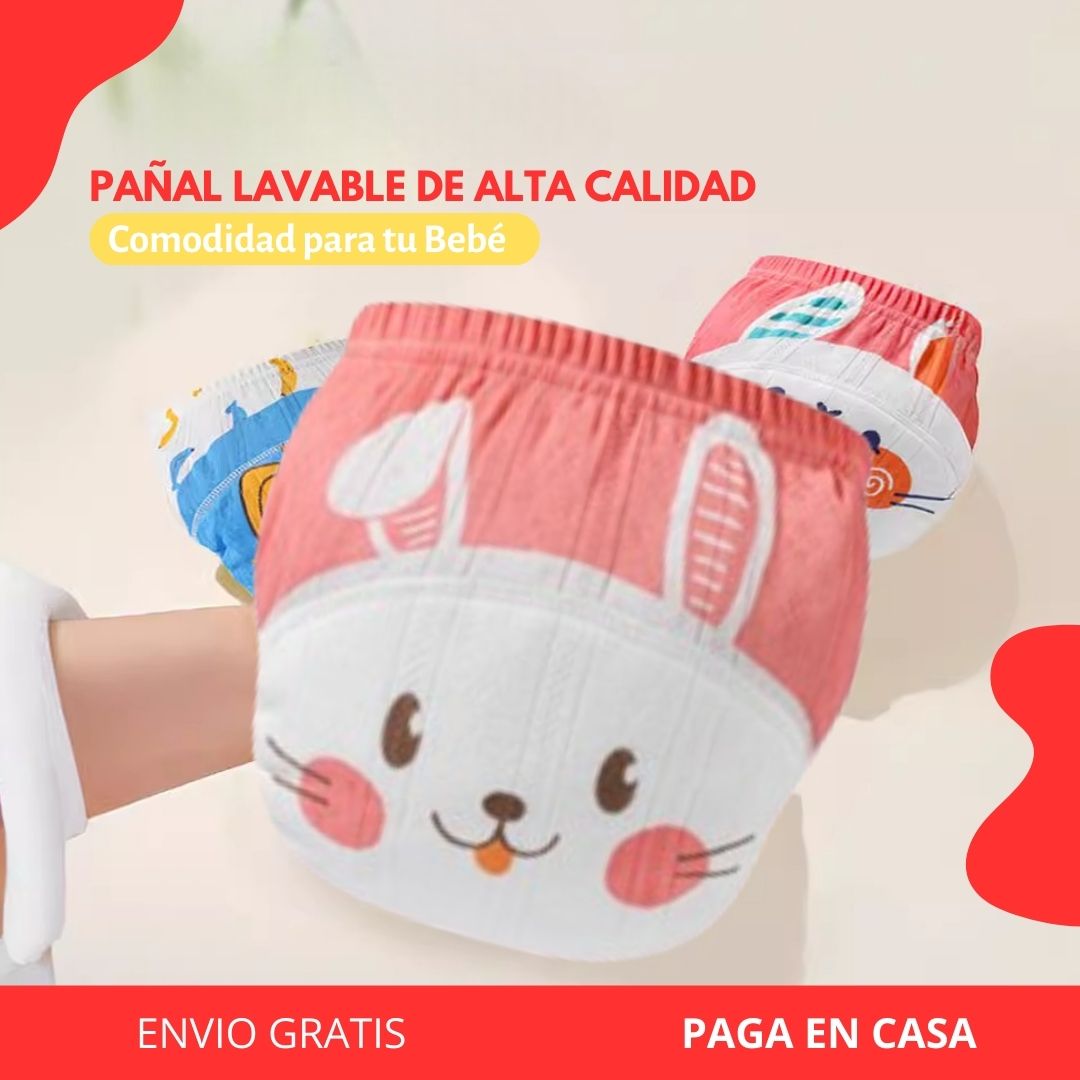 PROMO 2 X 1 🔥 Pañal lavable de alta calidad ultra absorbente