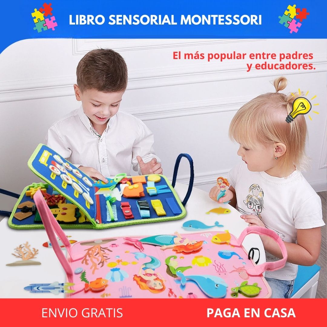 Libro Sensorial Montessori MAS VENDIDO