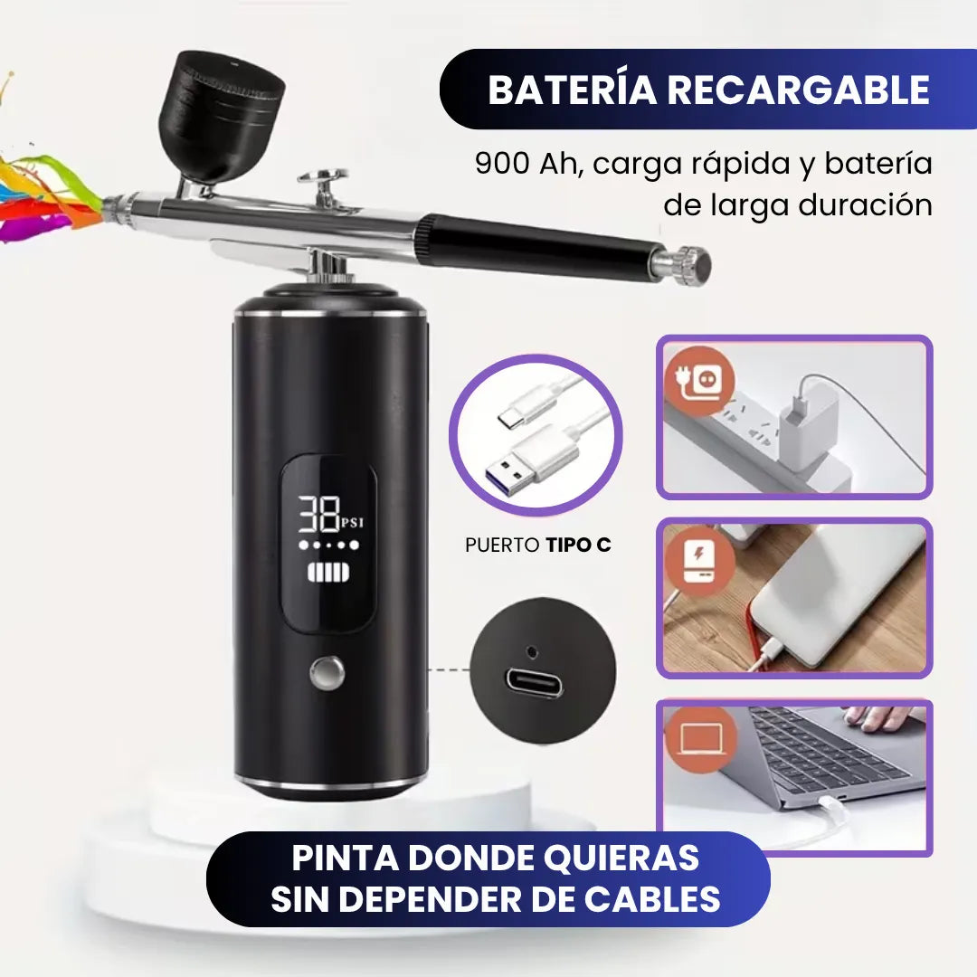 AirCraft™ Kit Aerógrafo Inalámbrico