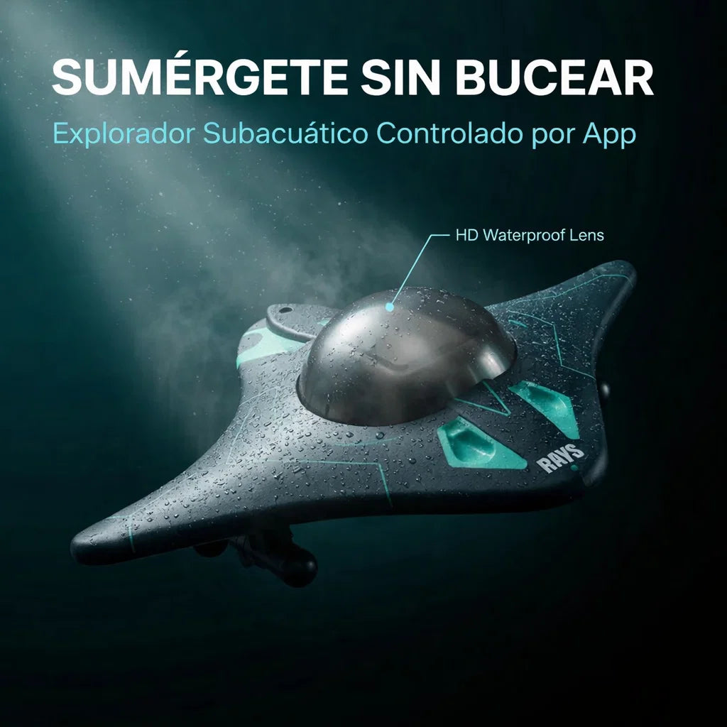 AquaVision™ Dron acuático controlado por app