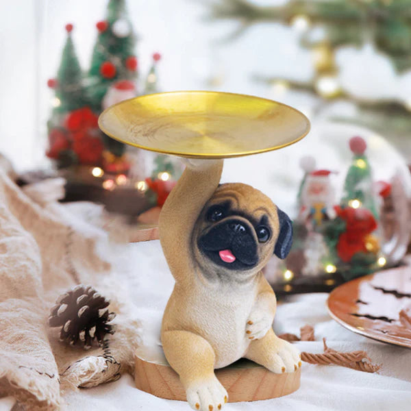 DecoPug™ Escultura guarda llaves