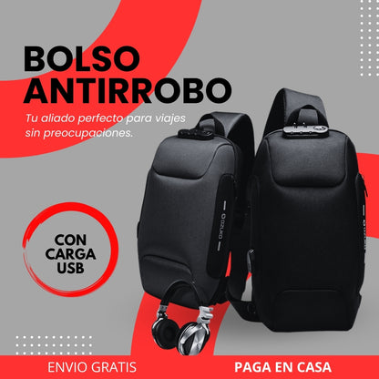 LockIt Bolso Antirrobo con Carga USB