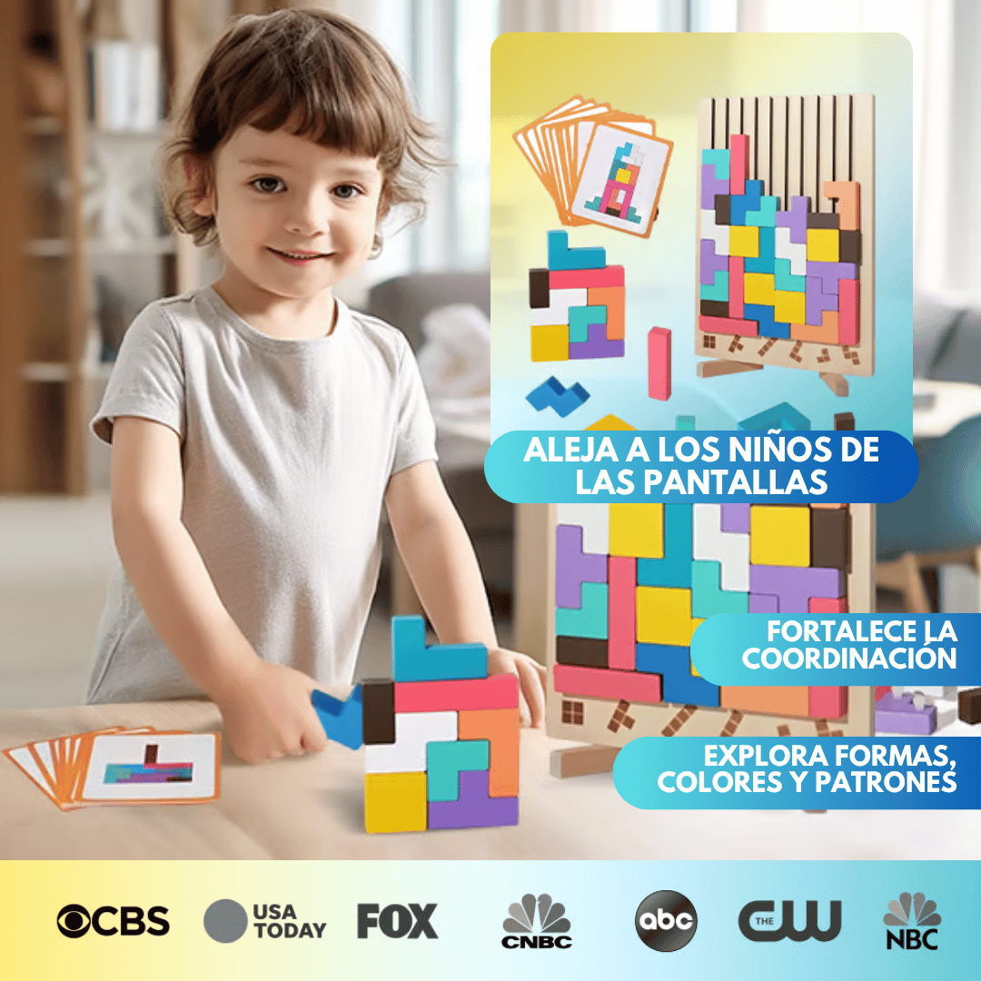 BrainStack™ Juguete Apilable Montessori