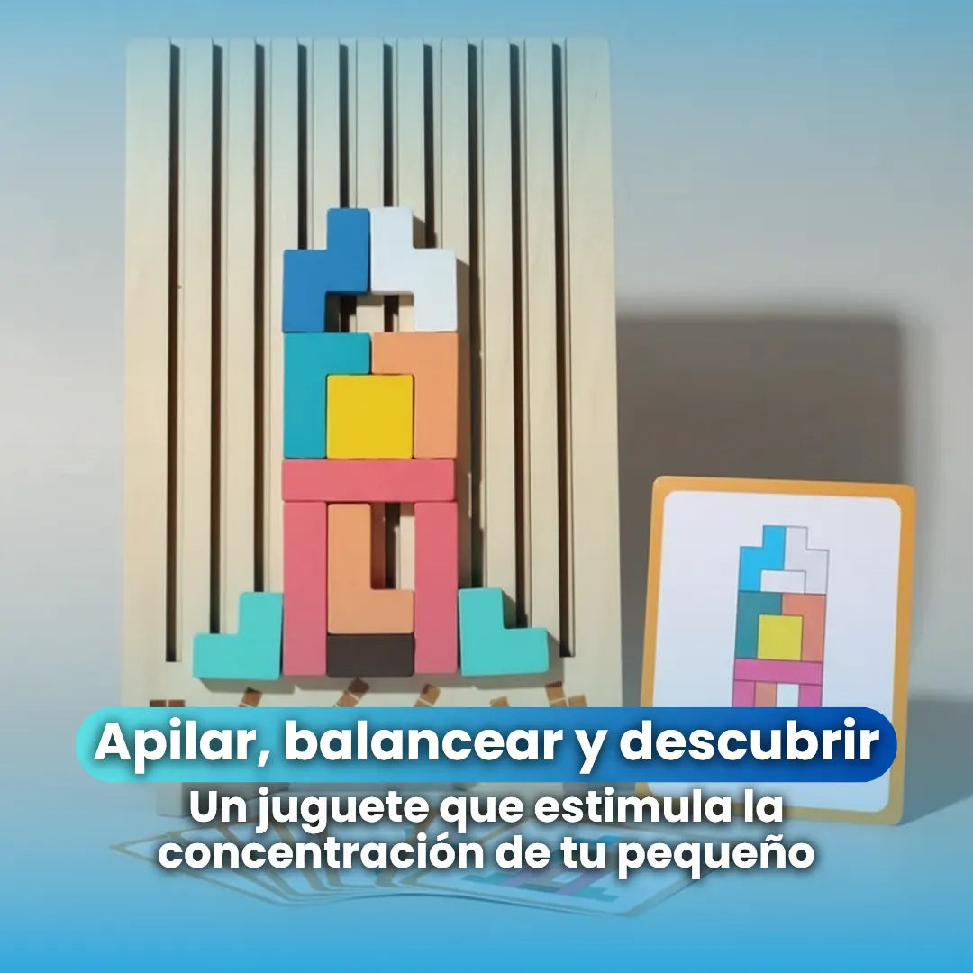 BrainStack™ Juguete Apilable Montessori