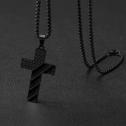 DarkFaith™ Collar Cruz Negra