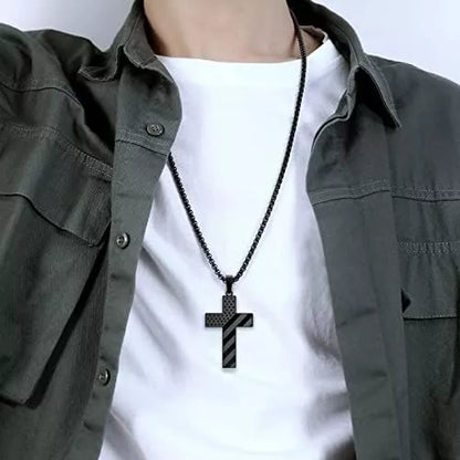 DarkFaith™ Collar Cruz Negra