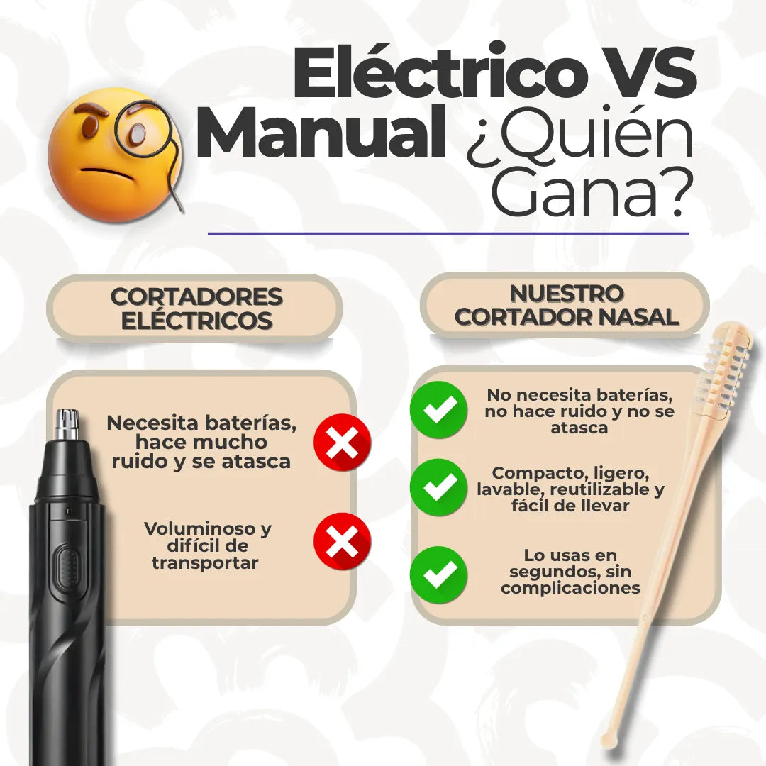 PureNose® Cortador de vello nasal x2 Unidades