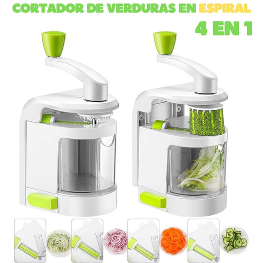 Hiboom® Cortador de Verduras en Espiral 4 en 1