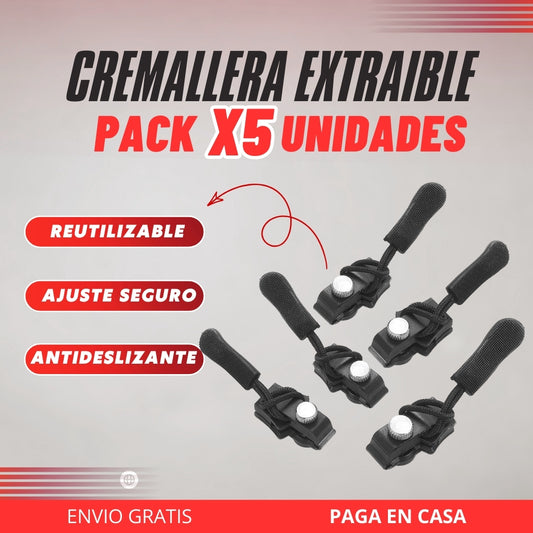 Cremallera Universal Extraíble