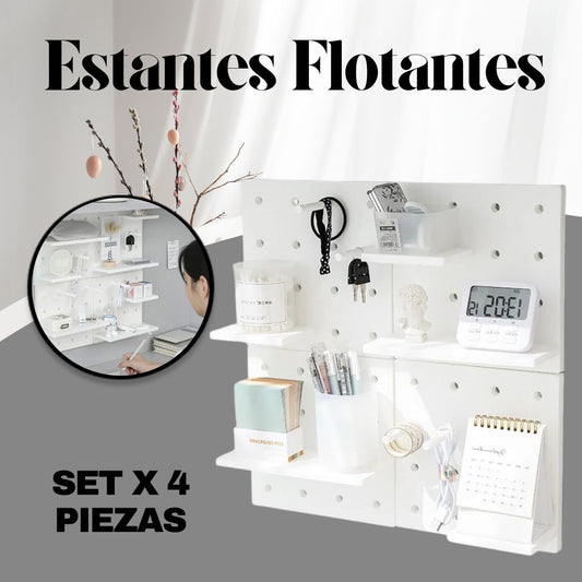 Estantes Flotantes para Organizar  X 4 Piezas