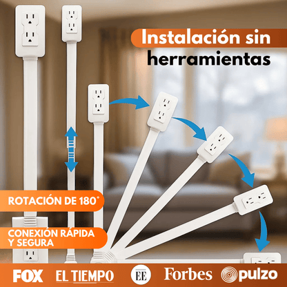 FlexiCharge™ Extensor Multi Toma Corriente