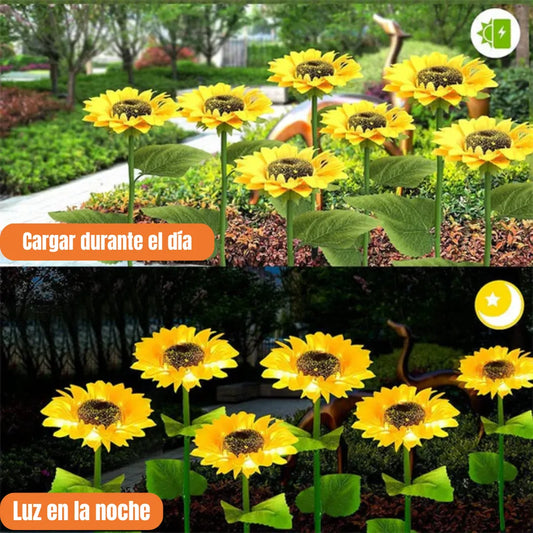 GardenGlow™ Faroles de Girasol para Jardín (2 Unidades)