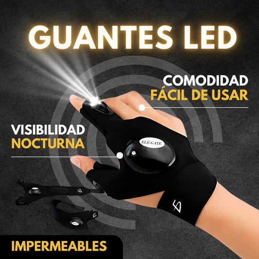 Guantes LED Impermeables