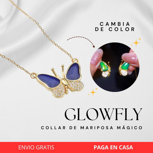 GlowFly Collar de Mariposa Mágico