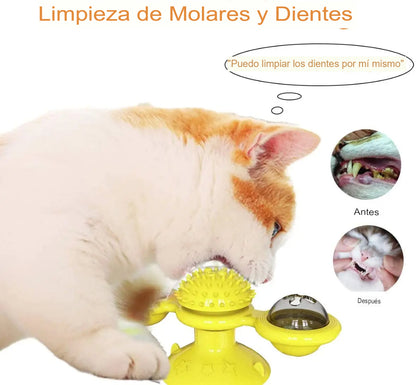 Claw® Juguete Para Gatos Giratorio Con Luz