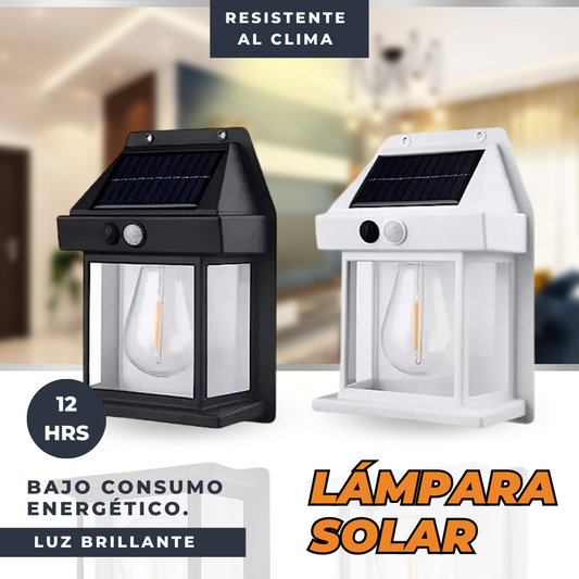 Lámpara Solar Con Sensor de Movimiento