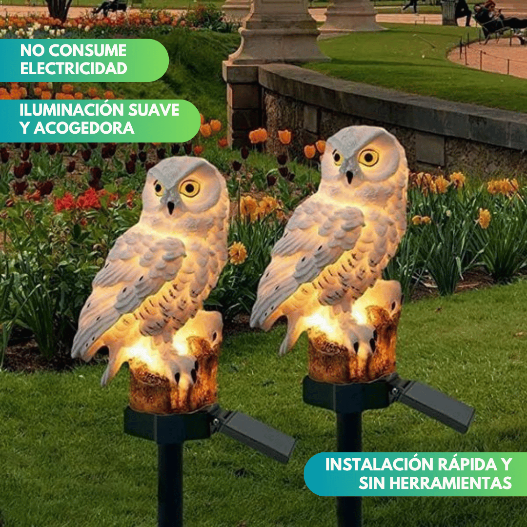 OwlGlow™ Lámpara decorativa con forma de búho  (2 unidades)