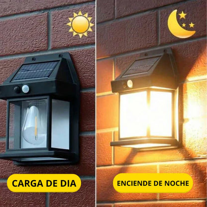 Lámpara Solar Con Sensor de Movimiento