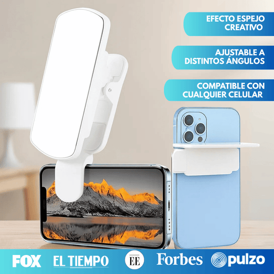 DualView™ Lente con efecto espejo Para celulares