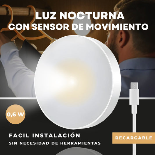 Luz Nocturna Con Sensor de Movimiento