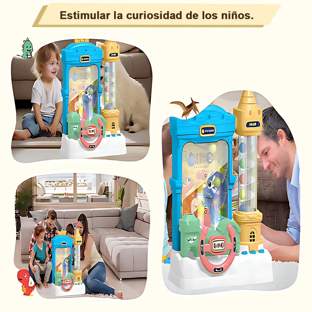 DinoClaw™ Castillo Interactivo de Dinosaurio