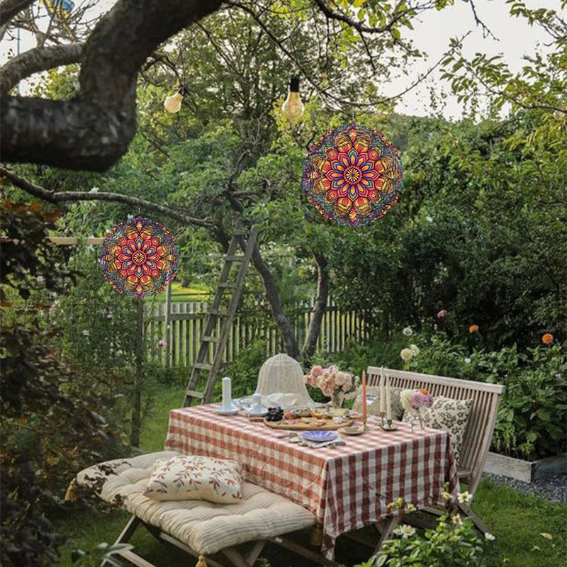 AuraSpin™ Molino de Viento Colgantes 3D