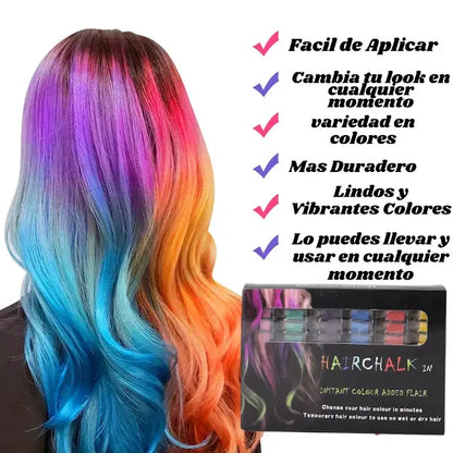 ColorBoom™ Tiza de Colores para el cabello