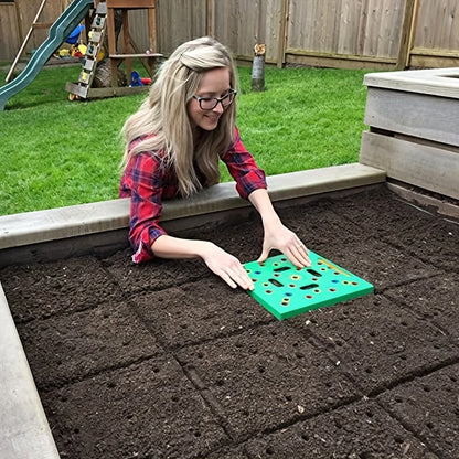 GrowGrid® Plantilla Espaciadora de Semillas