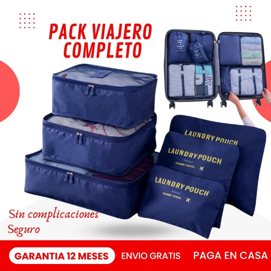 TravelT® PACK COMPLETO Organizador De Maleta Viajero