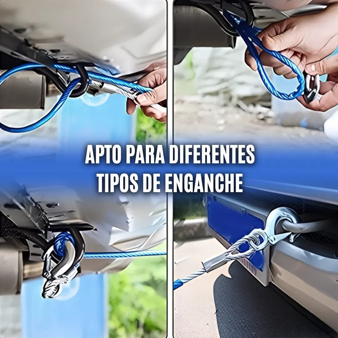 RoadHook™ Cuerda de Remolque con Ganchos de Acero