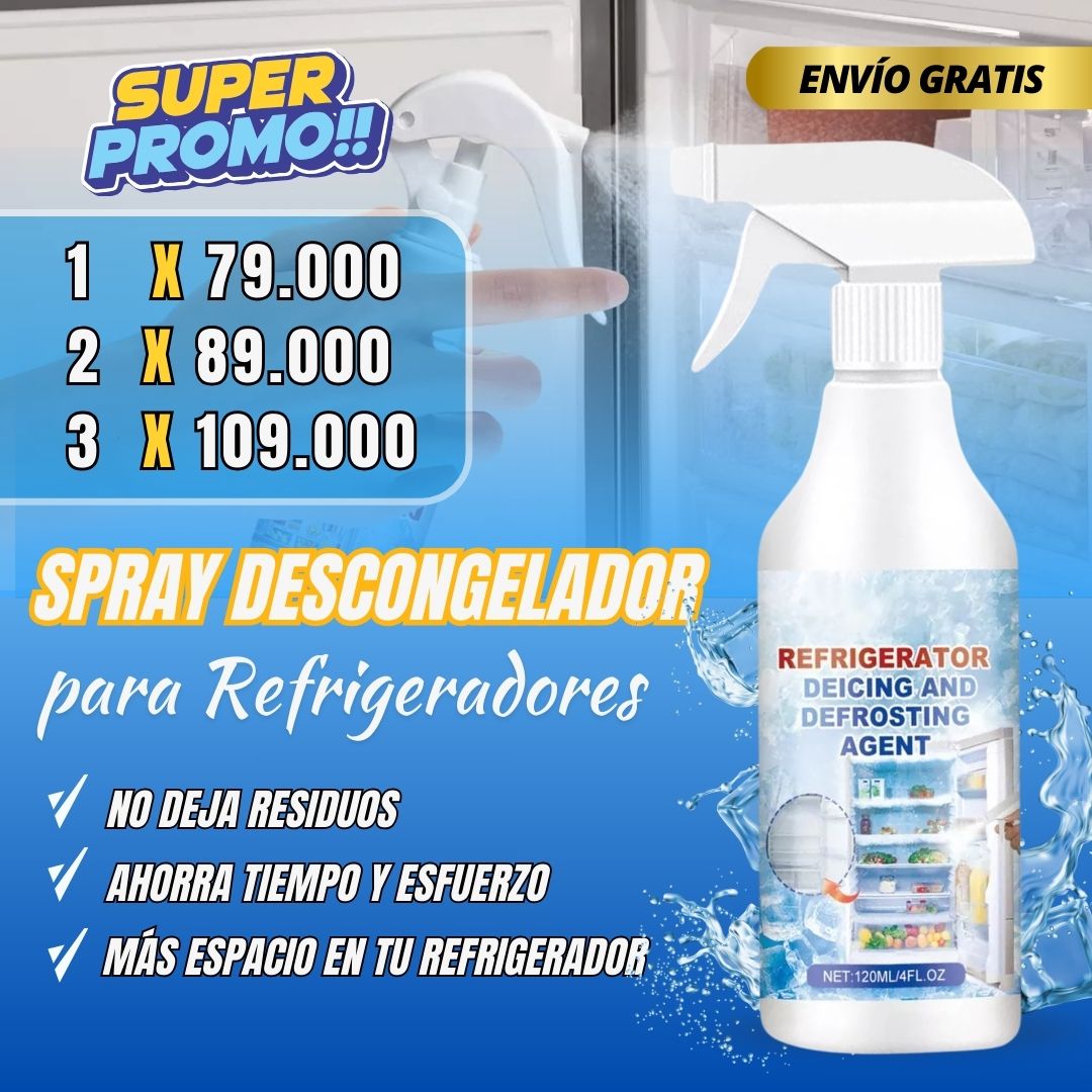 Spray descongelador para Refrigeradores