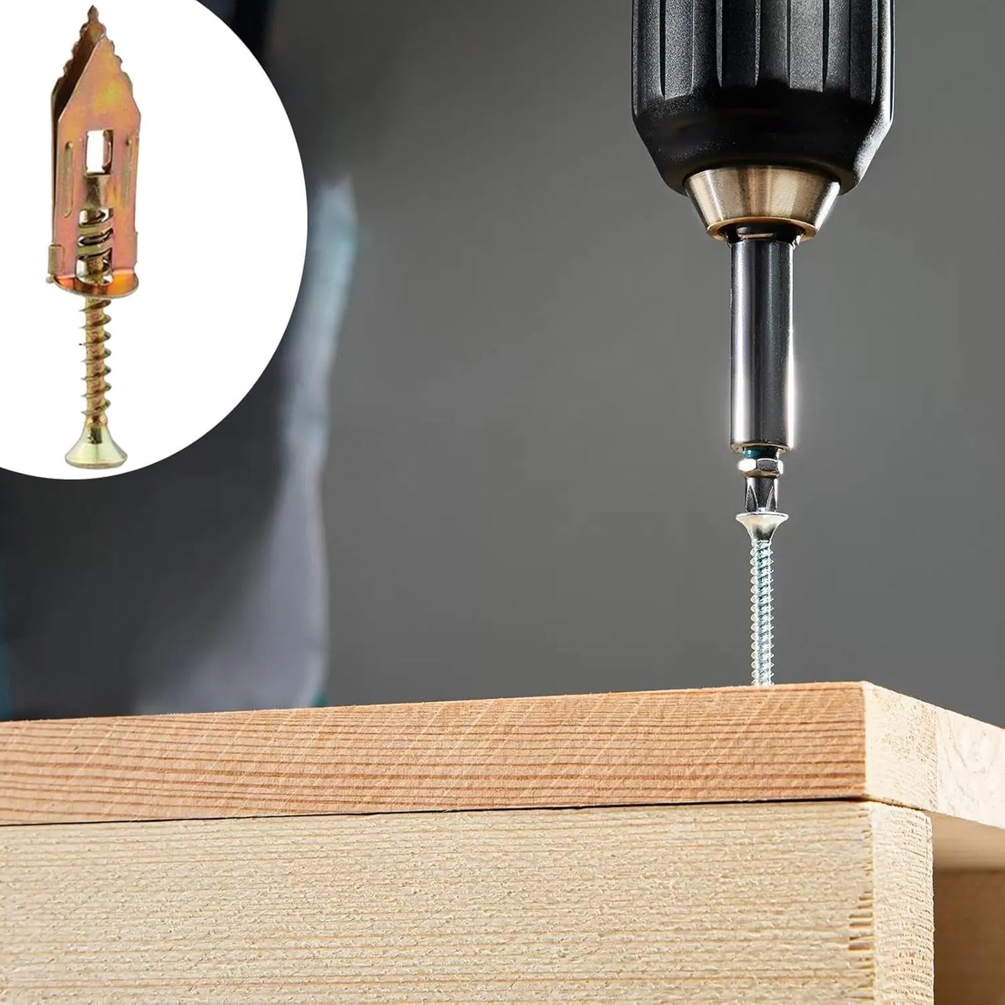 GripfixMaster™ Tornillos de Expansión Autorroscantes x24 Unidades
