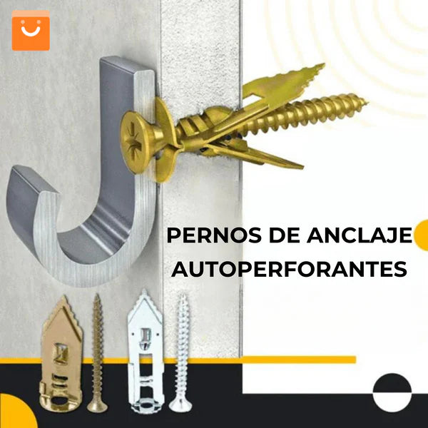 GripfixMaster™ Tornillos de Expansión Autorroscantes x24 Unidades
