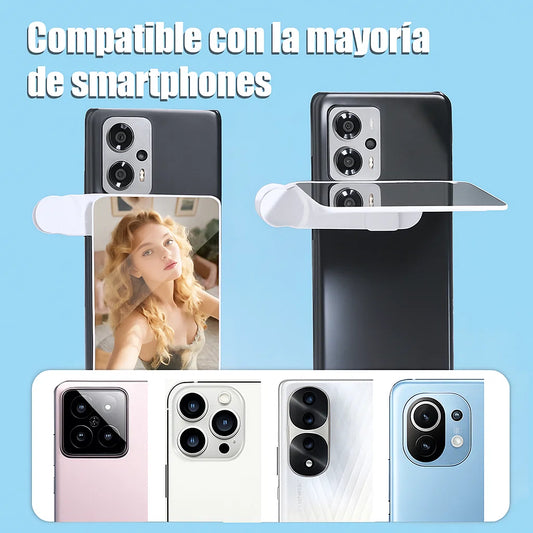 DualView™ Lente con efecto espejo Para celulares