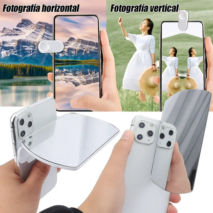 DualView™ Lente con efecto espejo Para celulares