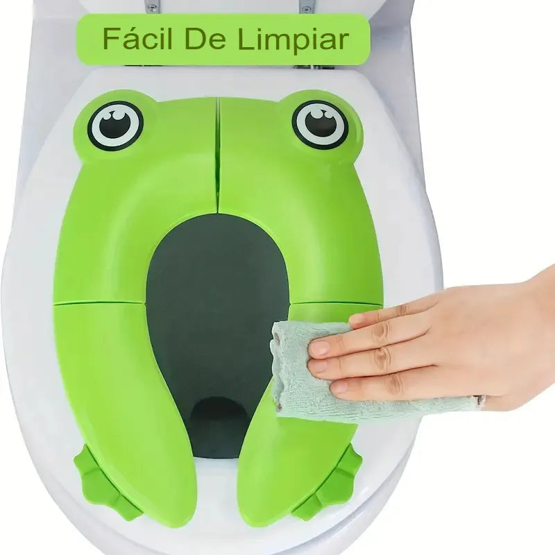 Asiento de baño plegable para niños