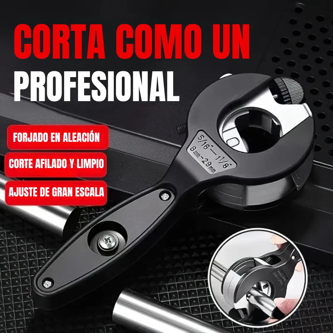 MaxCut Tube™ Cortador de tubos de 3 piezas con trinquete