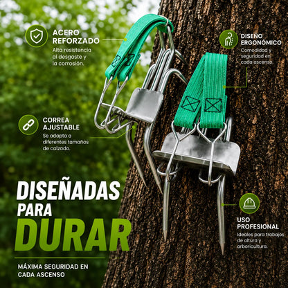 TreeClaw™ Garras Trepadoras de Árboles Pack x4
