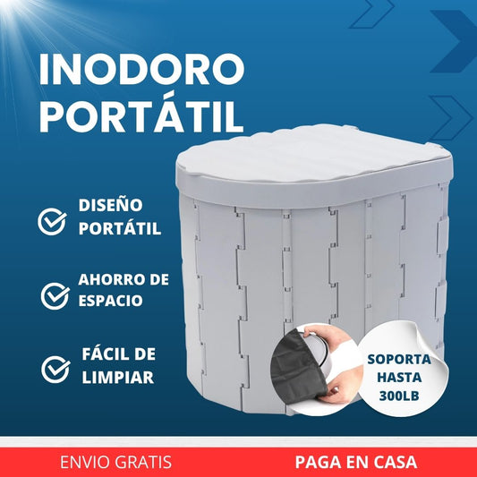 Inodoro plegable portátil