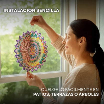 AuraSpin™ Molino de Viento Colgantes 3D